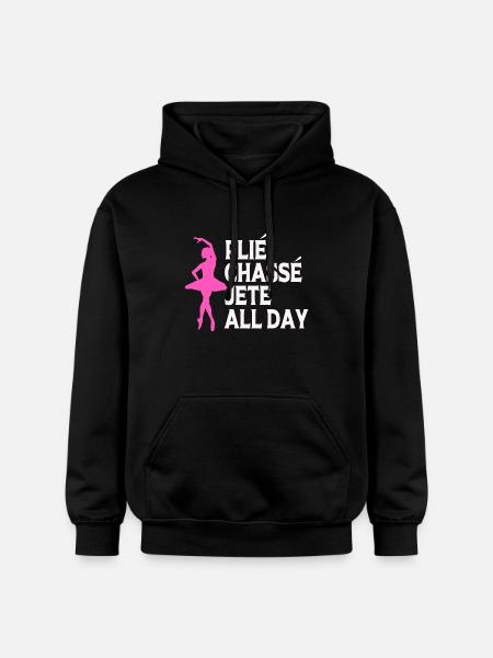 Ballet Ballet Dancer - Gildan Unisex Softstyle® Midweight Hoodie - black