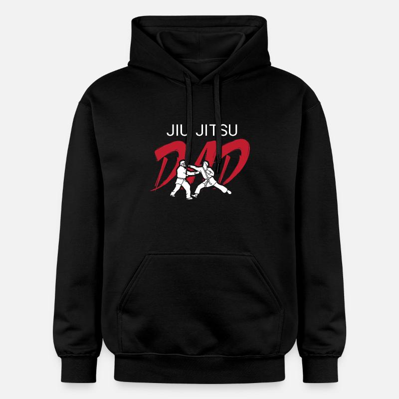 Jiu Jitsu Autodéfense - Sweat à capuche Softstyle® Gildan Unisexe - noir