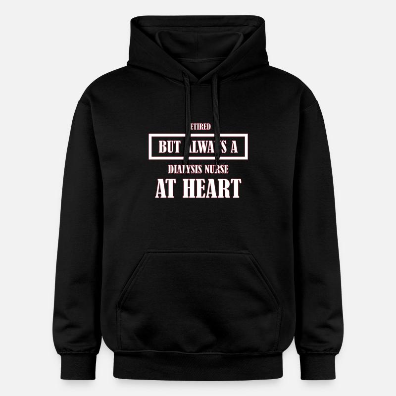 Infirmière en dialyse - Sweat à capuche Softstyle® Gildan Unisexe - noir