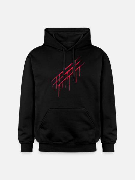 gore Krallenspuren - Gildan Unisex Softstyle® Midweight Hoodie - Schwarz