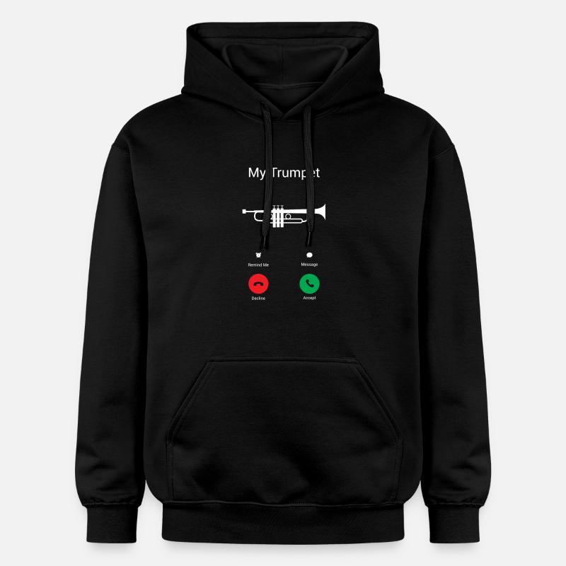 Les appels de trompette - Sweat à capuche Softstyle® Gildan Unisexe - noir