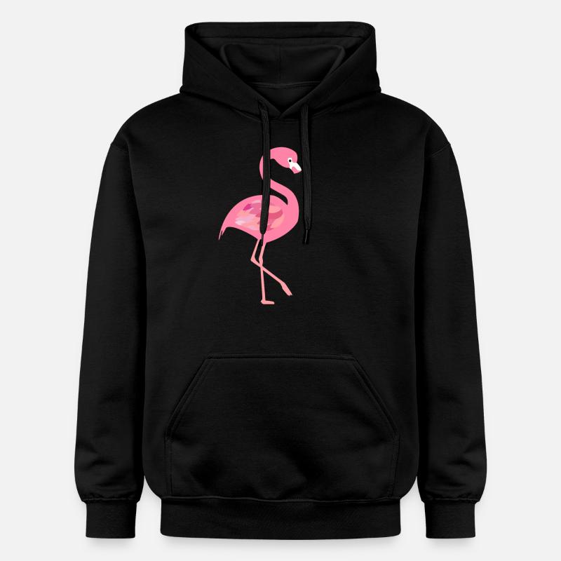 flamant - Sweat à capuche Softstyle® Gildan Unisexe - noir