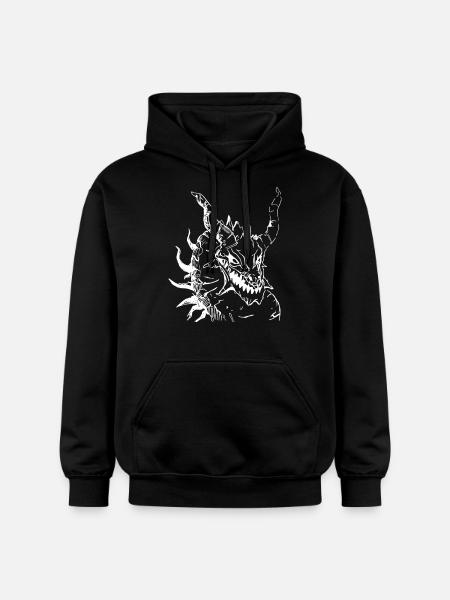 Epischer Drache - Gildan Unisex Softstyle® Midweight Hoodie - Schwarz