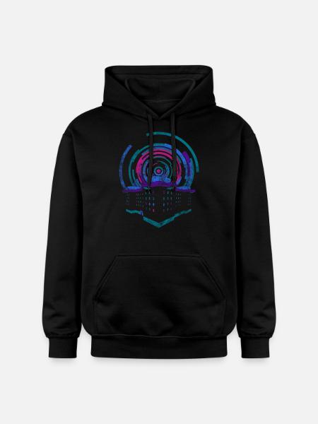 Bunker Hamburg - Gildan Unisex Softstyle® Midweight Hoodie - Schwarz