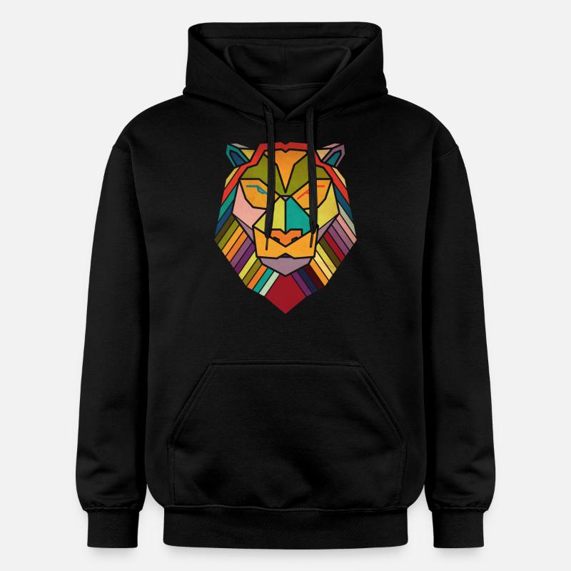 Lion - Sweat à capuche Softstyle® Gildan Unisexe - noir