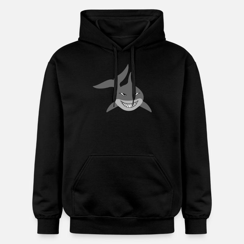 Requins - Sweat à capuche Softstyle® Gildan Unisexe - noir
