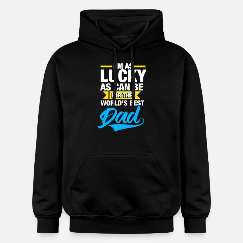 Bester Vater der Welt - Gildan Unisex Softstyle® Midweight Hoodie - Schwarz