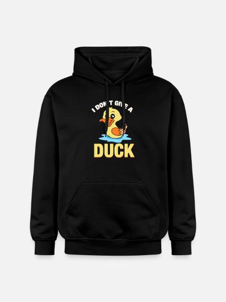 Funny Duck - Gildan Unisex Softstyle® Midweight Hoodie - black