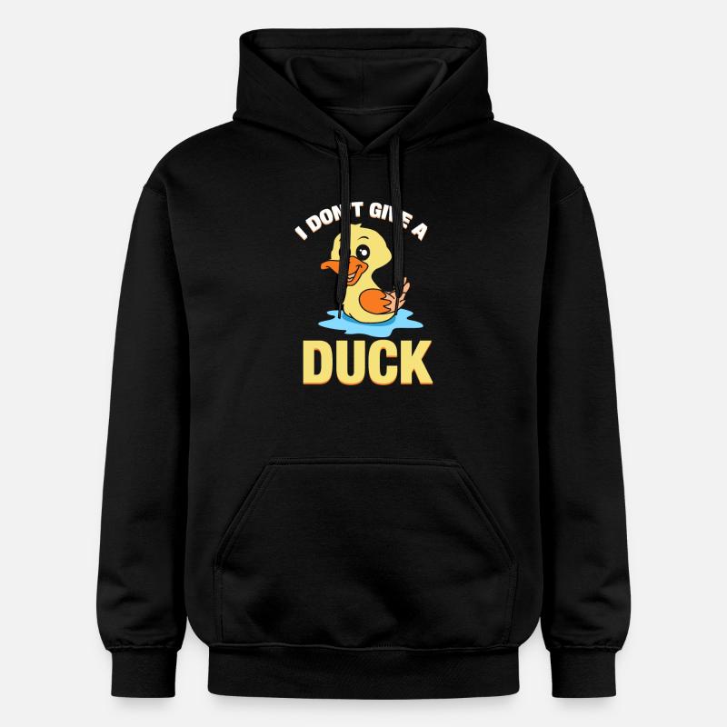 Canard drôle - Sweat à capuche Softstyle® Gildan Unisexe - noir