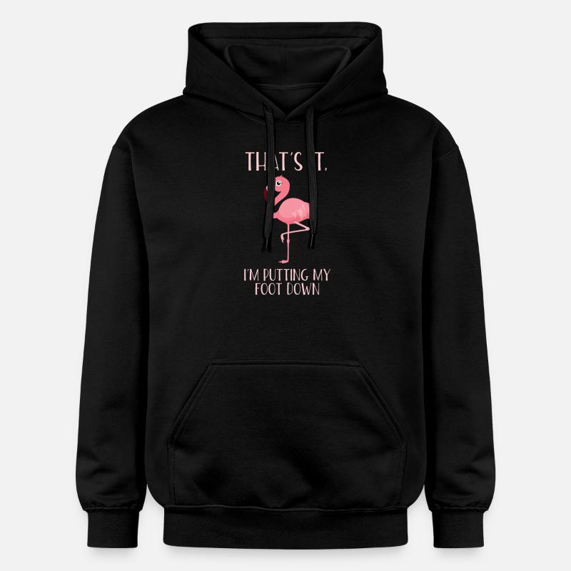 flamant - Sweat à capuche Softstyle® Gildan Unisexe - noir