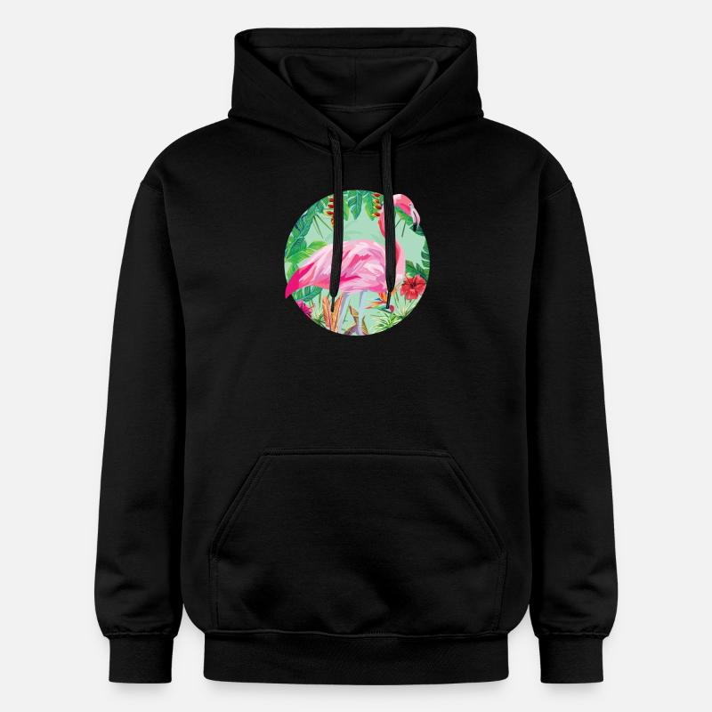 flamant - Sweat à capuche Softstyle® Gildan Unisexe - noir