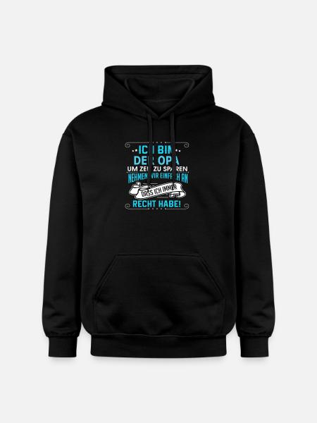 DER OPA - Gildan Unisex Softstyle® Midweight Hoodie - Schwarz
