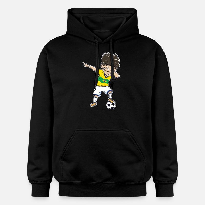  Brésil Don Dab - Sweat à capuche Softstyle® Gildan Unisexe - noir