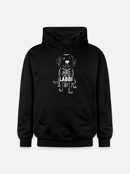Labrador Retriever - Gildan Unisex Softstyle® Midweight Hoodie - Schwarz
