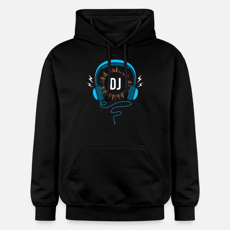 DJ - Sweat à capuche Softstyle® Gildan Unisexe - noir