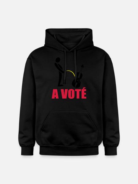 A voté - Sweat à capuche Softstyle® Gildan Unisexe - noir