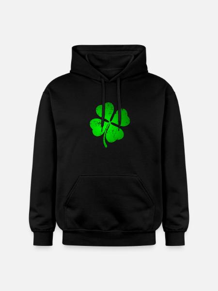 Stylish St. Patricksday - Gildan Unisex Softstyle® Midweight Hoodie - black