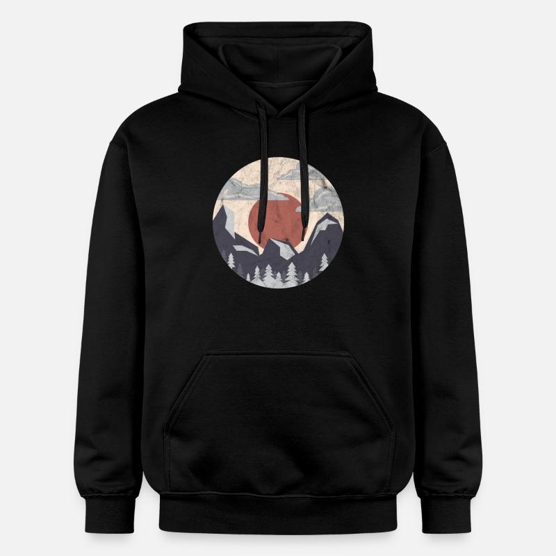 Chemise cadeau Circle Nature - Sweat à capuche Softstyle® Gildan Unisexe - noir