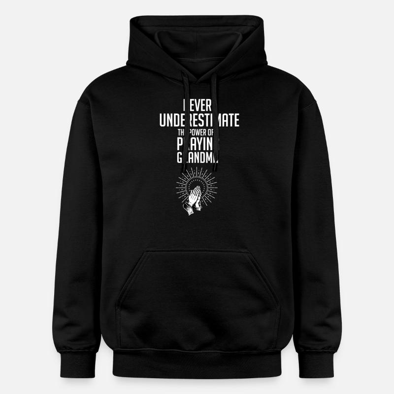Prière grand-mère - Sweat à capuche Softstyle® Gildan Unisexe - noir