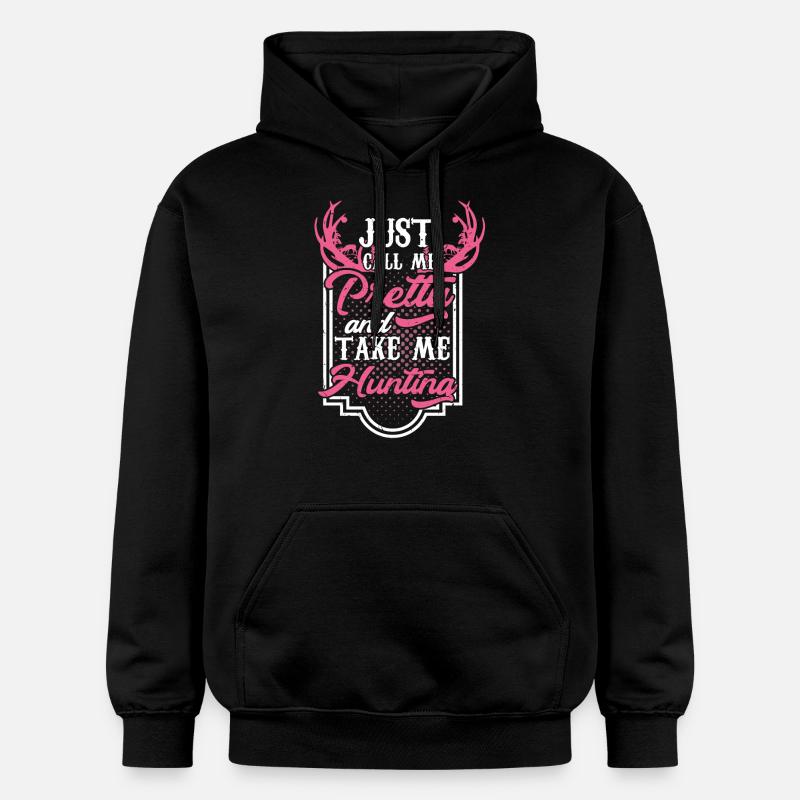 Jolie chasseur - Sweat à capuche Softstyle® Gildan Unisexe - noir