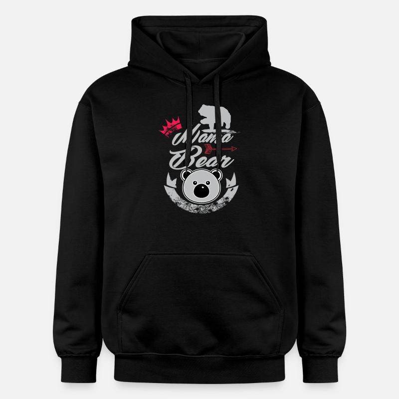 Mama Bear - Sweat à capuche Softstyle® Gildan Unisexe - noir