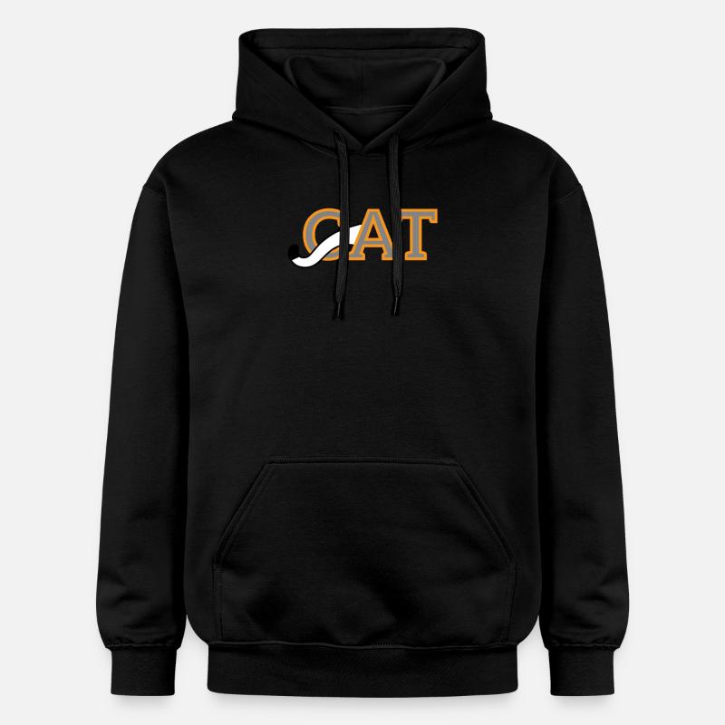 Chat, conception de chat. - Sweat à capuche Softstyle® Gildan Unisexe - noir