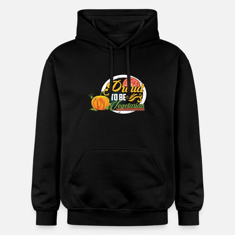 Fier d'être végétarien - Sweat à capuche Softstyle® Gildan Unisexe - noir