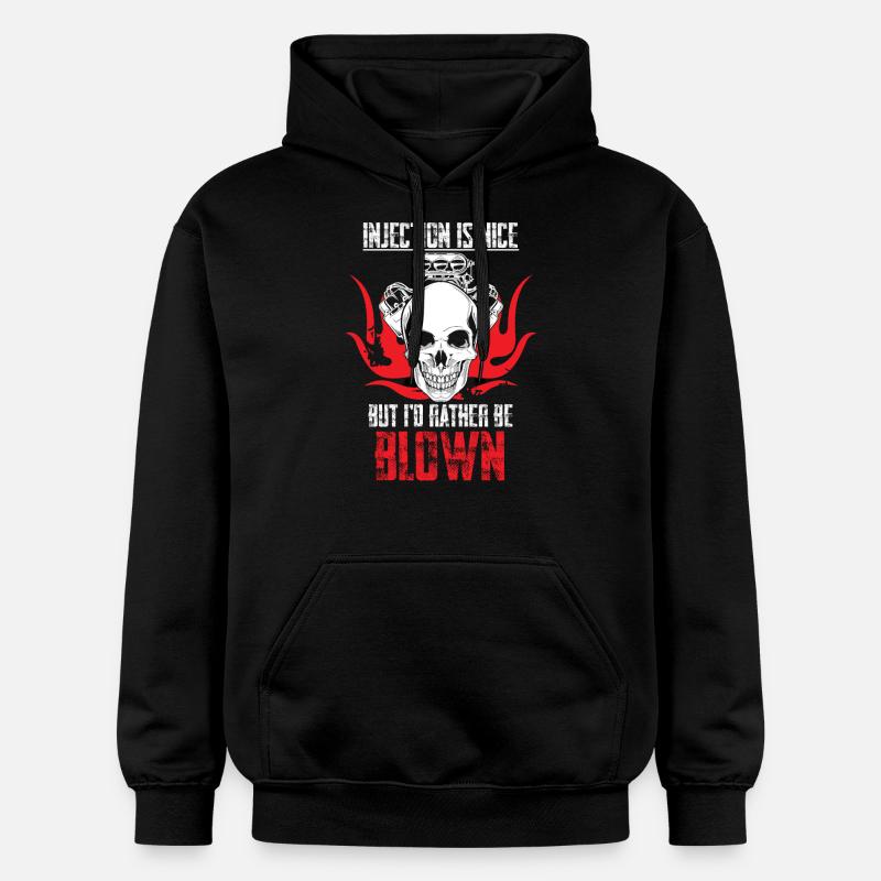 I'd rather be blown - Gildan Unisex Softstyle® Midweight Hoodie - black