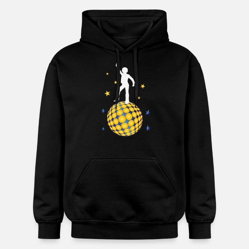 T-shirt boule disco - Sweat à capuche Softstyle® Gildan Unisexe - noir