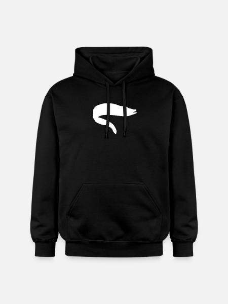 anguille - Sweat à capuche Softstyle® Gildan Unisexe - noir