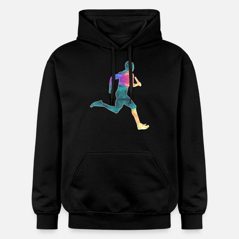 course de relais - Sweat à capuche Softstyle® Gildan Unisexe - noir