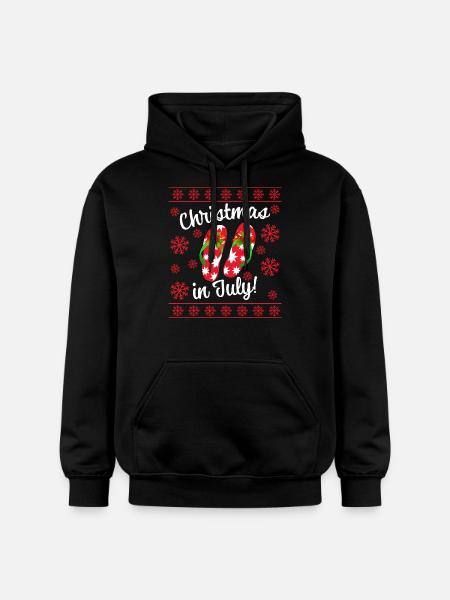 Christmas in July - Gildan Unisex Softstyle® Midweight Hoodie - Schwarz