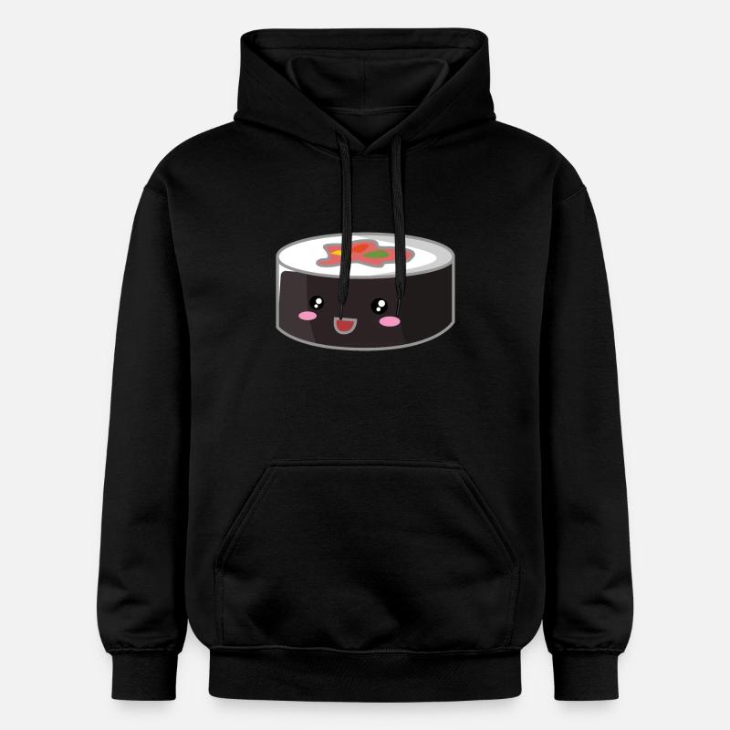 Sushi Roll / Riz / Japon - Sweat à capuche Softstyle® Gildan Unisexe - noir