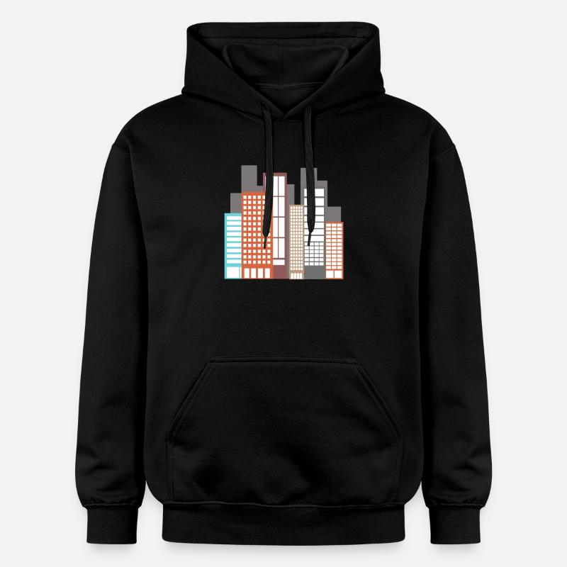 bâtiment - Sweat à capuche Softstyle® Gildan Unisexe - noir