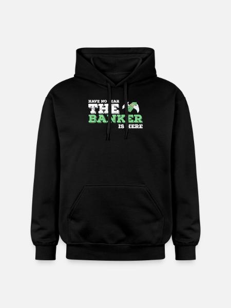 Banker Banker Banker Bank Gift idea - Gildan Unisex Softstyle® Midweight Hoodie - black