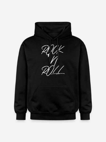 ROCK ET ROLL - Sweat à capuche Softstyle® Gildan Unisexe - noir