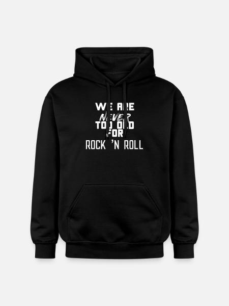 ROCK ET ROLL - Sweat à capuche Softstyle® Gildan Unisexe - noir