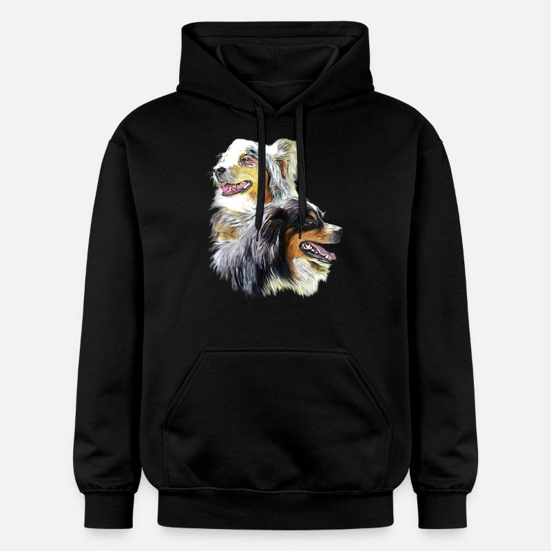 bergers australiens - Sweat à capuche Softstyle® Gildan Unisexe - noir
