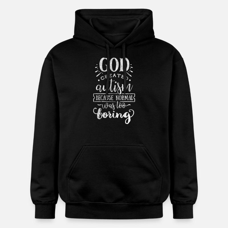 Autisme - Sweat à capuche Softstyle® Gildan Unisexe - noir