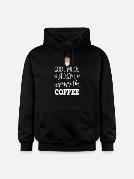 Kaffeeeule - Gildan Unisex Softstyle® Midweight Hoodie - Schwarz