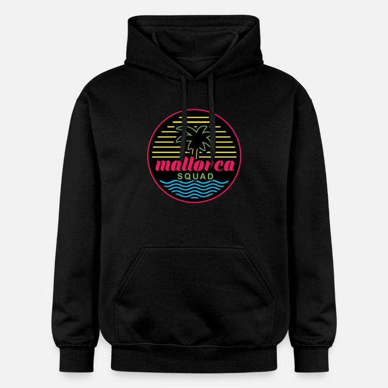 Équipe de Majorque - Sweat à capuche Softstyle® Gildan Unisexe - noir