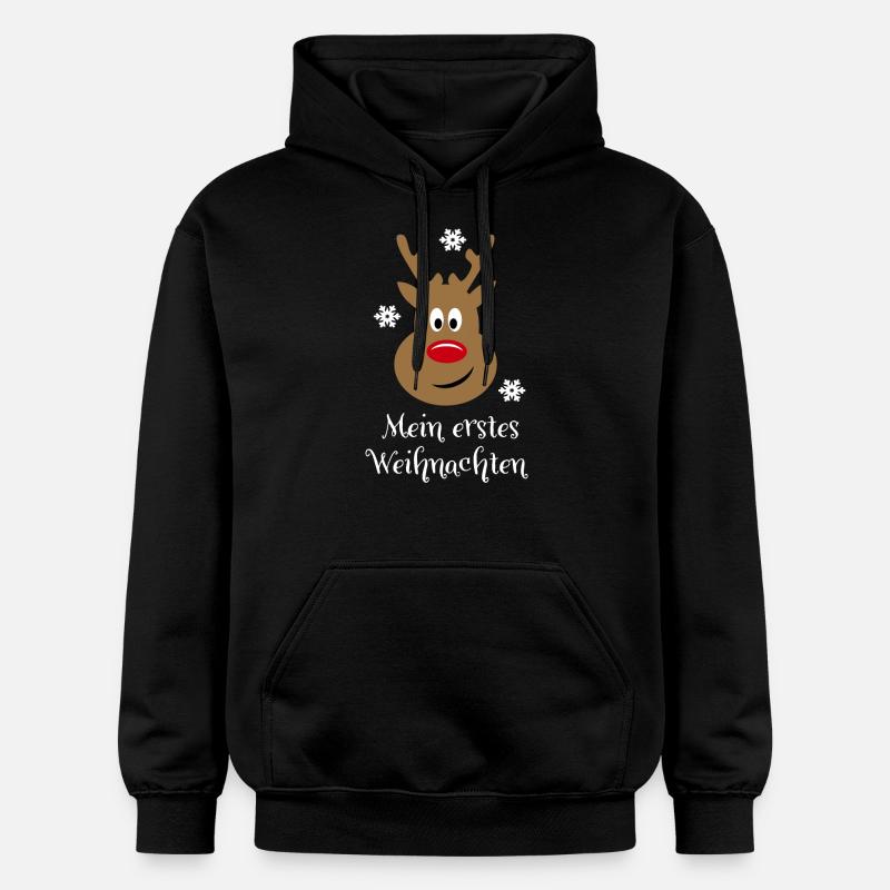 Mon premier noel - Sweat à capuche Softstyle® Gildan Unisexe - noir