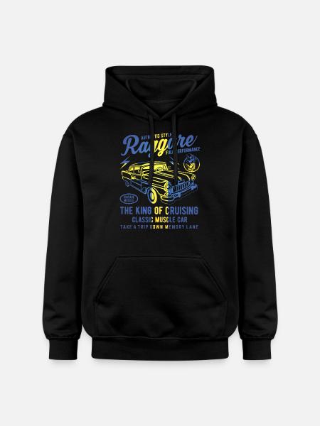 Raggare Roi de croisière Suède - Sweat à capuche Softstyle® Gildan Unisexe - noir