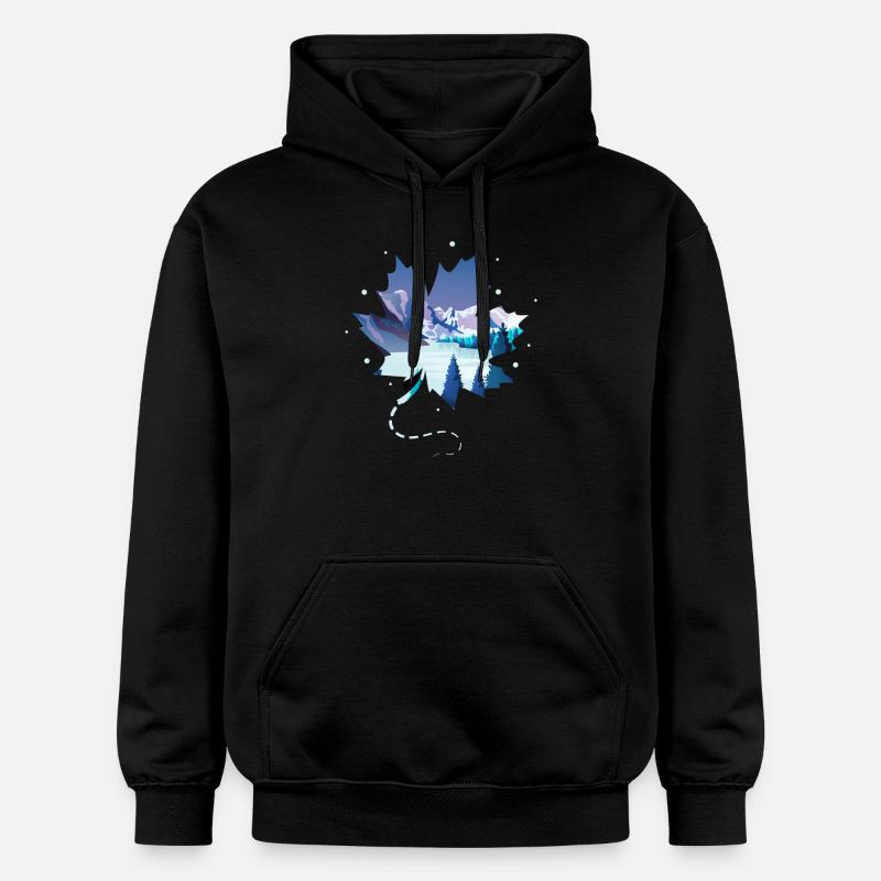 Le Canada - Sweat à capuche Softstyle® Gildan Unisexe - noir