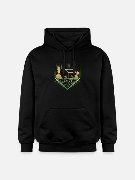 Farm farm - Gildan Unisex Softstyle® Midweight Hoodie - black