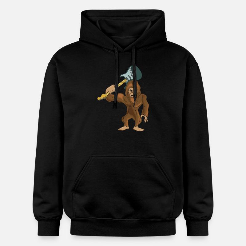 guitariste - Sweat à capuche Softstyle® Gildan Unisexe - noir