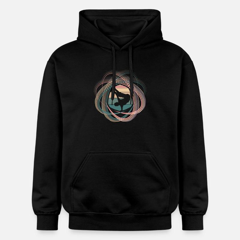 Breakdance - Sweat à capuche Softstyle® Gildan Unisexe - noir