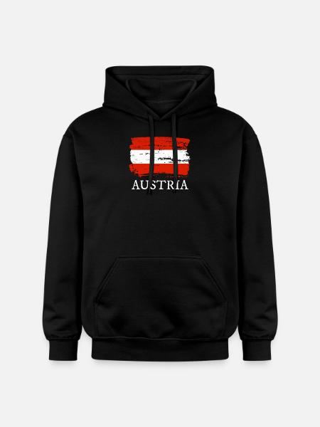 Austria - Gildan Unisex Softstyle® Midweight Hoodie - black