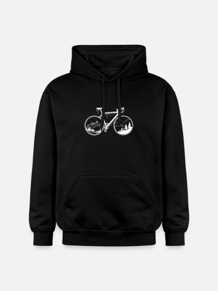 Gruscykel - Gildan Softstyle® Midweight unisex-hoodie - sort