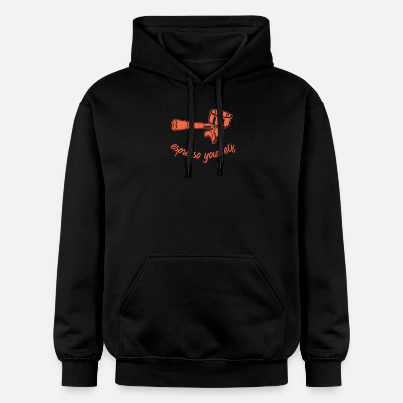 Espresso vous-même - Sweat à capuche Softstyle® Gildan Unisexe - noir